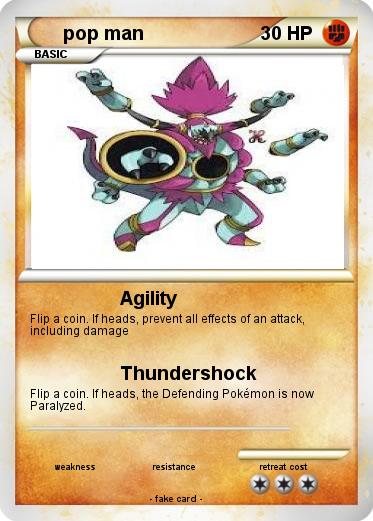 Pokemon pop man