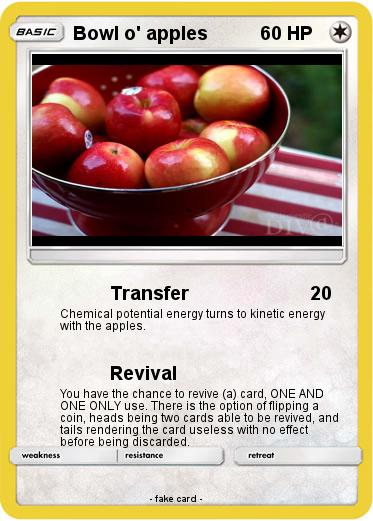 Pokemon Bowl o' apples