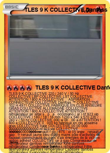 Pokemon TLES 9 K COLLECTIVE Danfoss ™