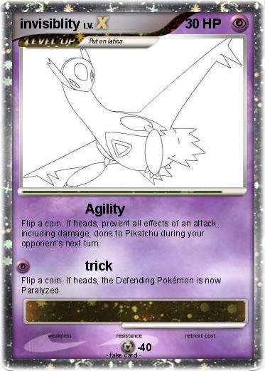 Pokemon invisiblity