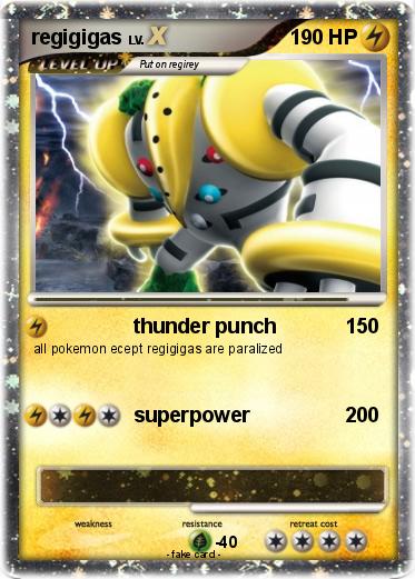 Pokemon regigigas