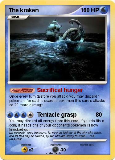 Pokemon The kraken