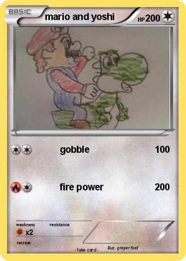 Pokemon mario and yoshi