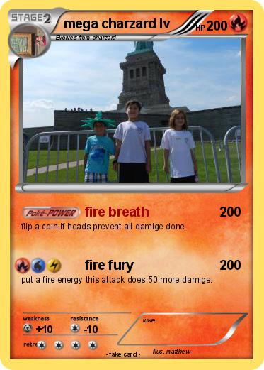 Pokemon mega charzard lv