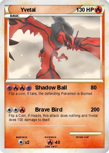 Pokemon Yvetal