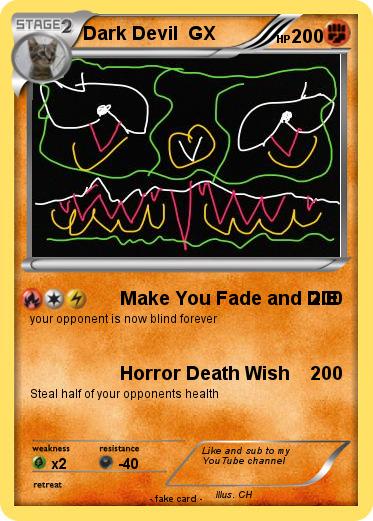 Pokemon Dark Devil  GX