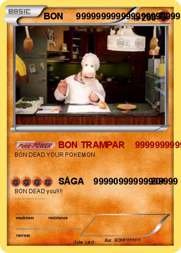 Pokemon BON     999999999999999999999