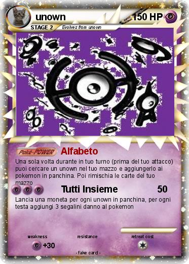 Pokemon unown