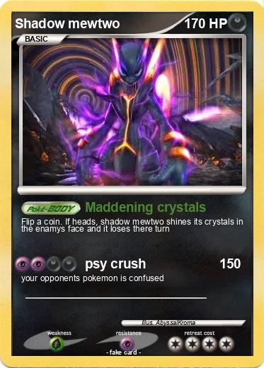 Pokemon Shadow mewtwo