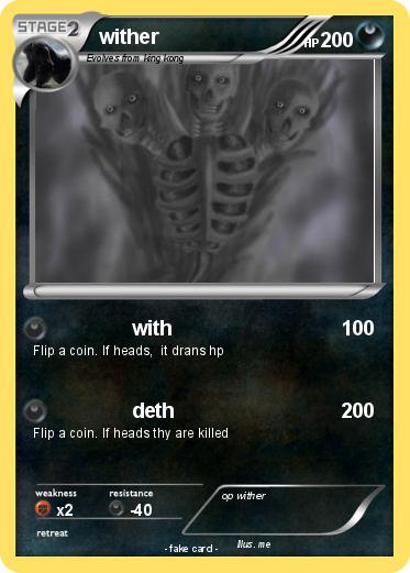 Pokemon wither