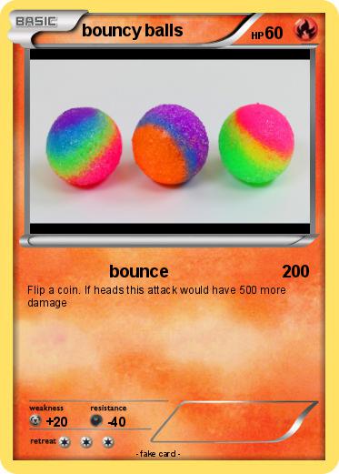 Pokemon bouncy balls