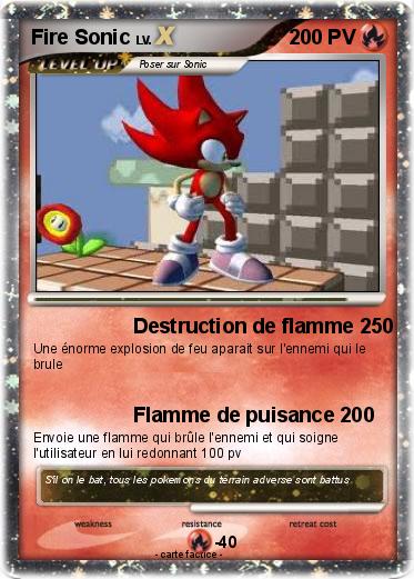 Pokemon Fire Sonic