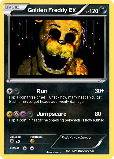 Pokemon Golden Freddy EX