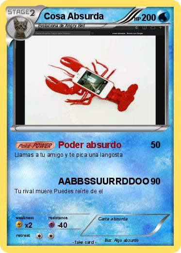 Pokemon Cosa Absurda