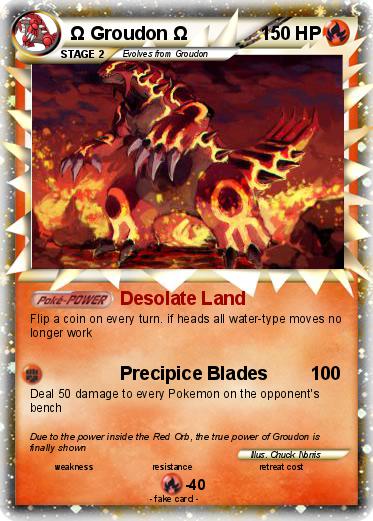 Pokemon Ω Groudon Ω