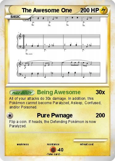 Pokemon The Awesome One