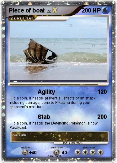 Pokemon Piece of boat