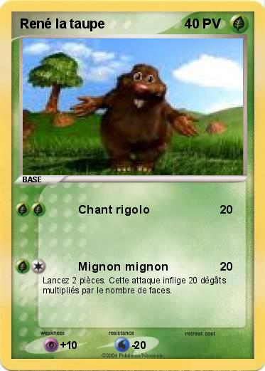 Pokemon René la taupe