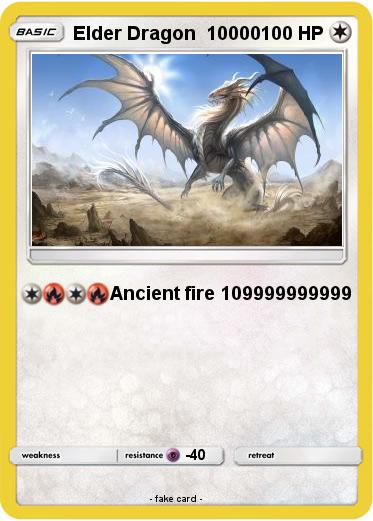 Pokemon Elder Dragon  10000