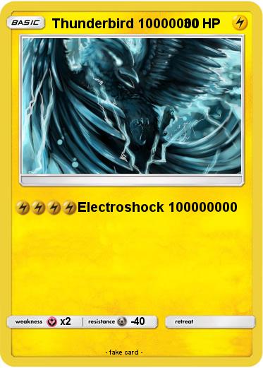 Pokemon Thunderbird 10000000
