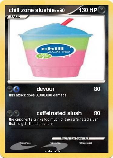 Pokemon chill zone slushie