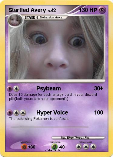 Pokemon Startled Avery