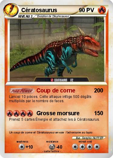 Pokemon Cératosaurus