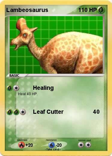 Pokemon Lambeosaurus