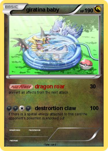 Pokemon giratina baby