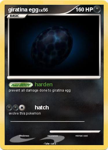 Pokemon giratina egg