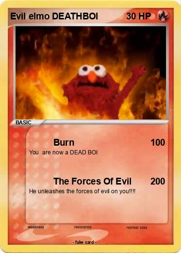 Pokemon Evil elmo DEATHBOI