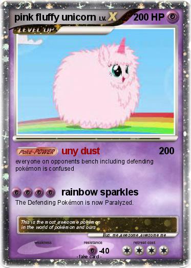 Pokemon pink fluffy unicorn