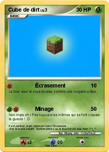 Pokemon Cube de dirt