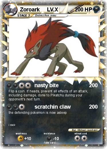 Pokemon Zoroark     LV.X