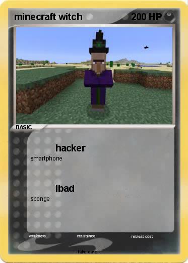 Pokemon minecraft witch