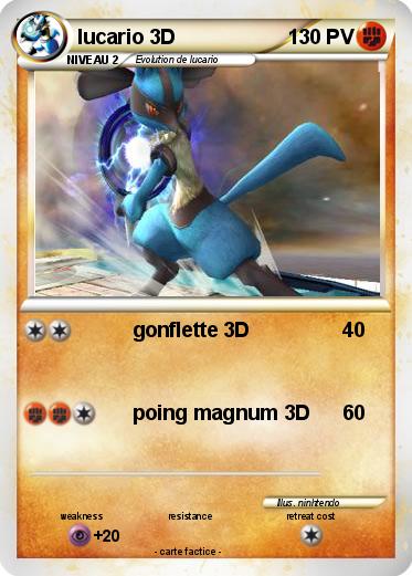 Pokemon lucario 3D