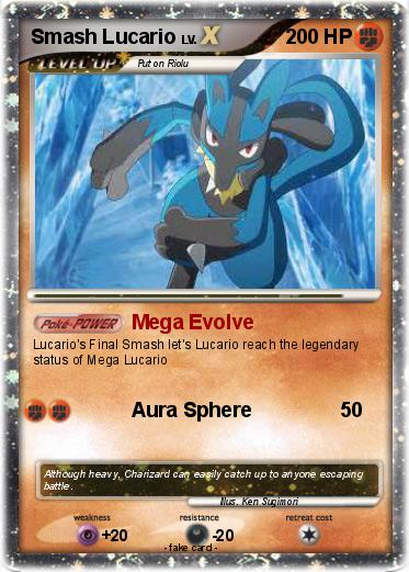 Pokemon Smash Lucario