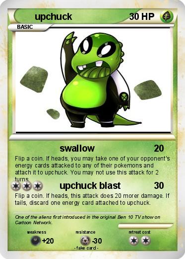 Pokemon upchuck