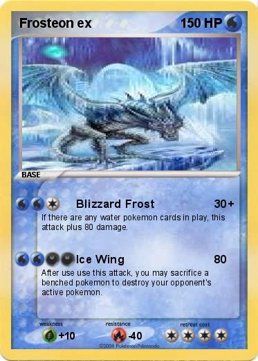Pokemon Frosteon ex