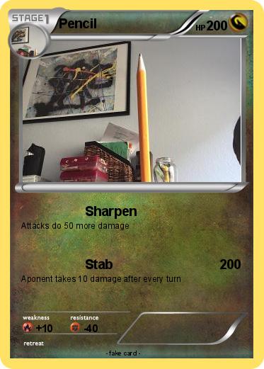 Pokemon Pencil