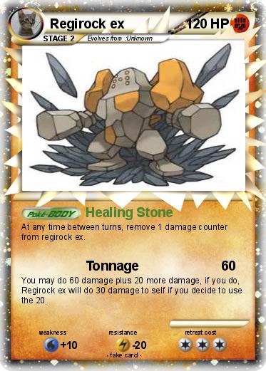 Pokemon Regirock ex