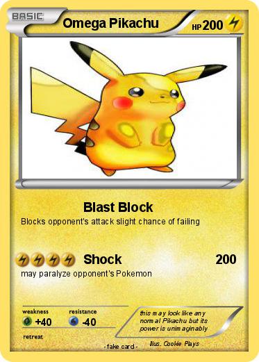 Pokemon Omega Pikachu