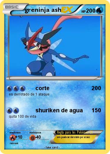 Pokemon greninja ash