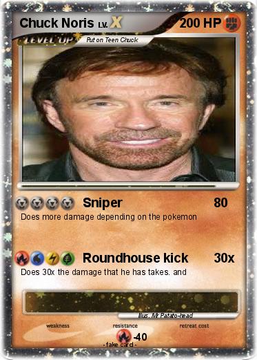 Pokemon Chuck Noris