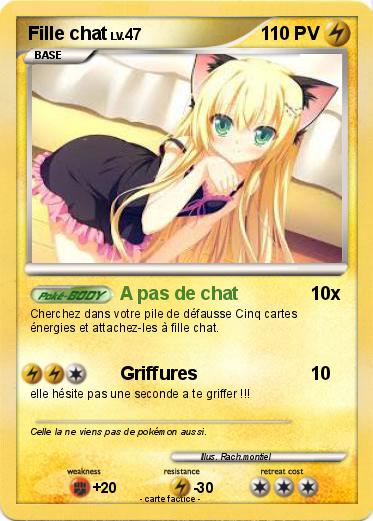 Pokemon Fille chat