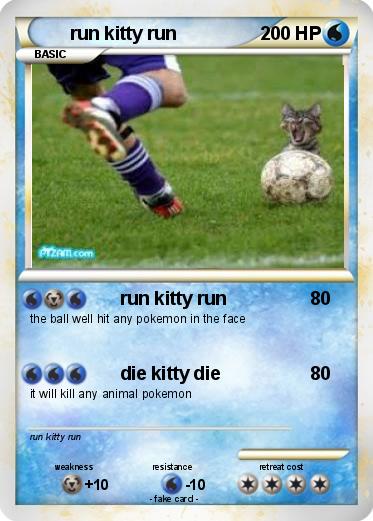 Pokemon run kitty run