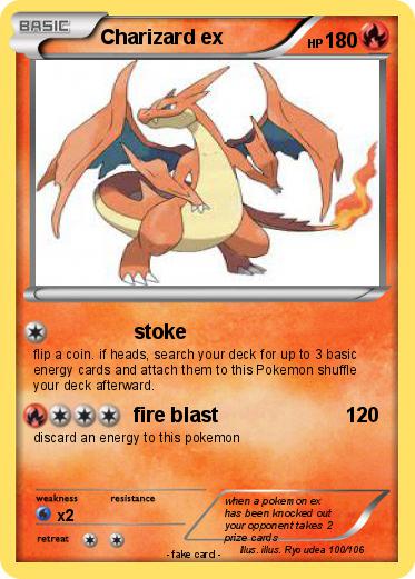 Pokemon Charizard ex