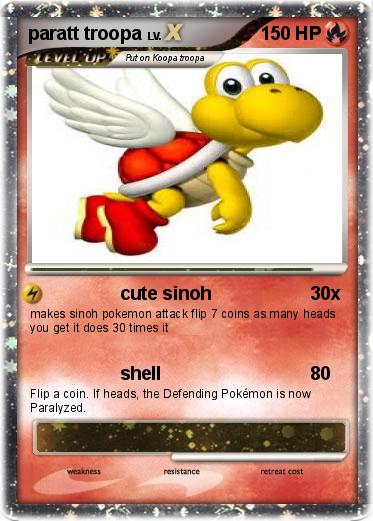 Pokemon paratt troopa