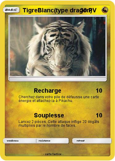 Pokemon TigreBlanc(type dragon)