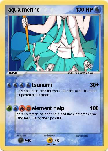 Pokemon aqua merine